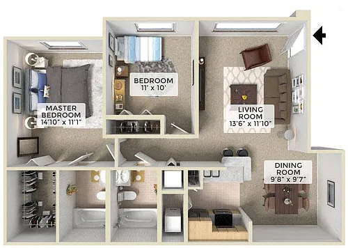 Floor plan Bougainvillea