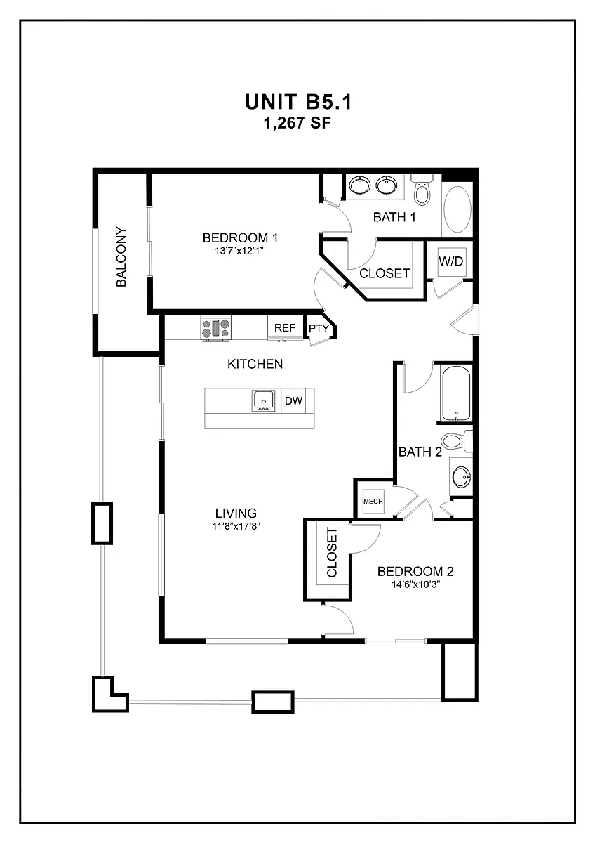 Floor plan B51