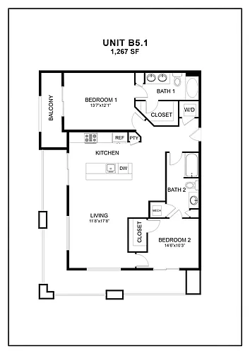 Floor plan B51