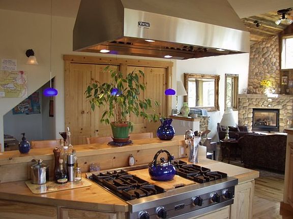 Looking into living room