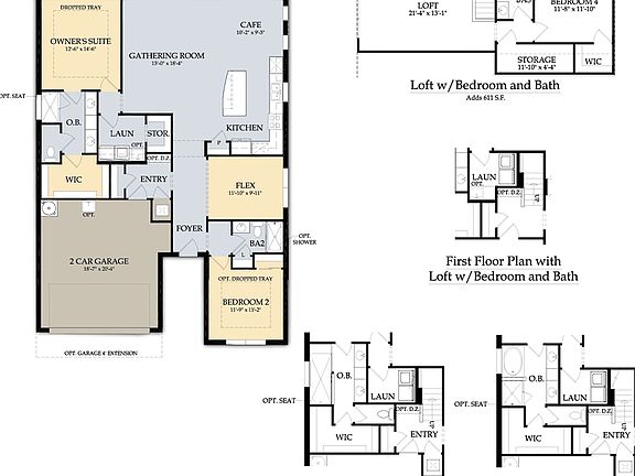 Second Floor Options