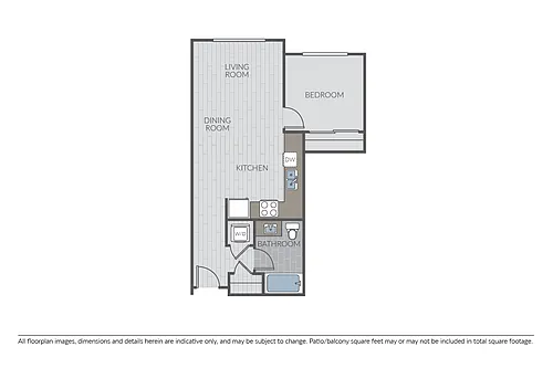 Floor plan Plan 1B