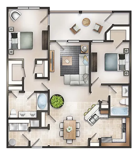 Floor plan The Liberty