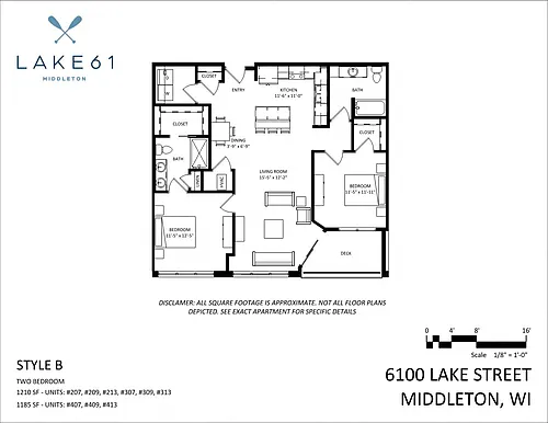 Floor plan Style B