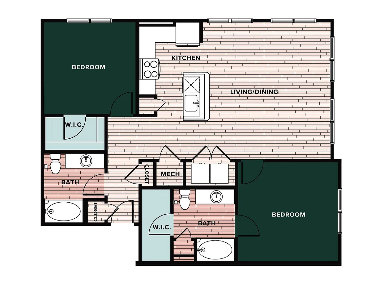 Floor plan B3