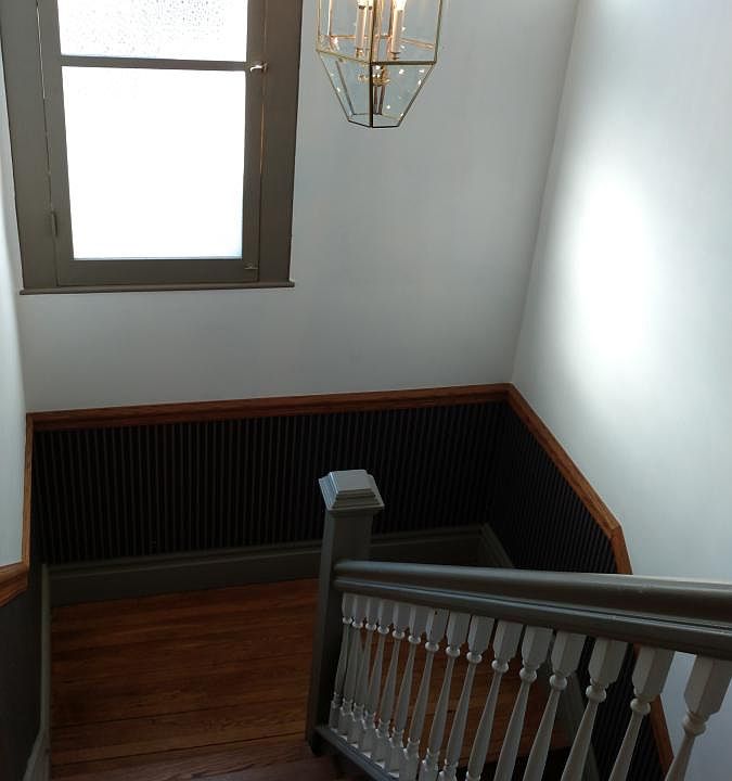 Inside entry stairway