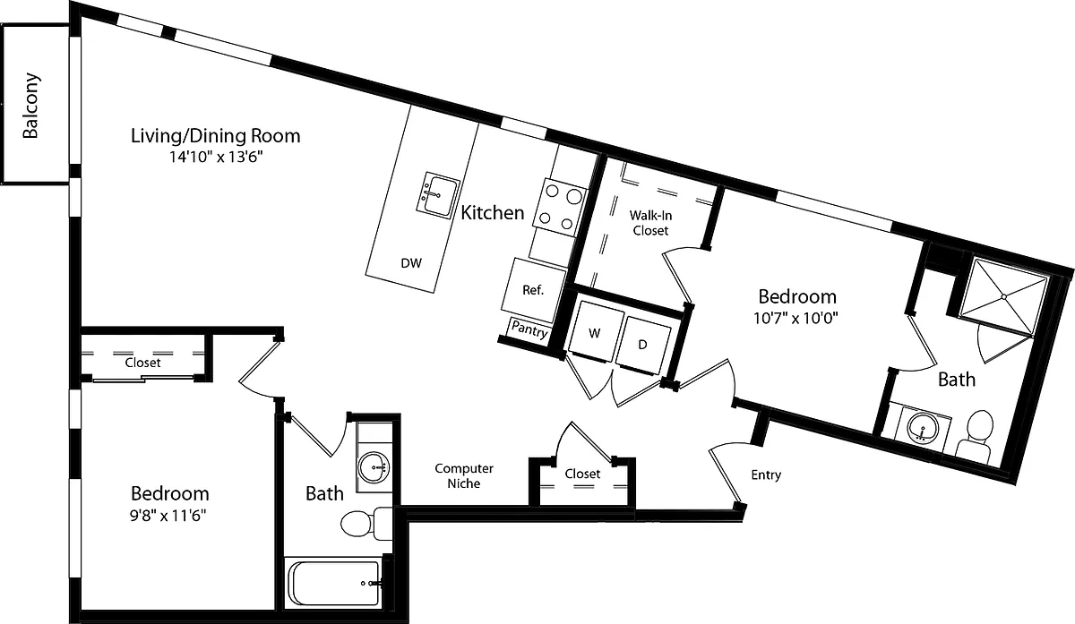 Floor plan B8
