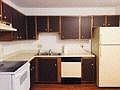 Kitchen with new fridge