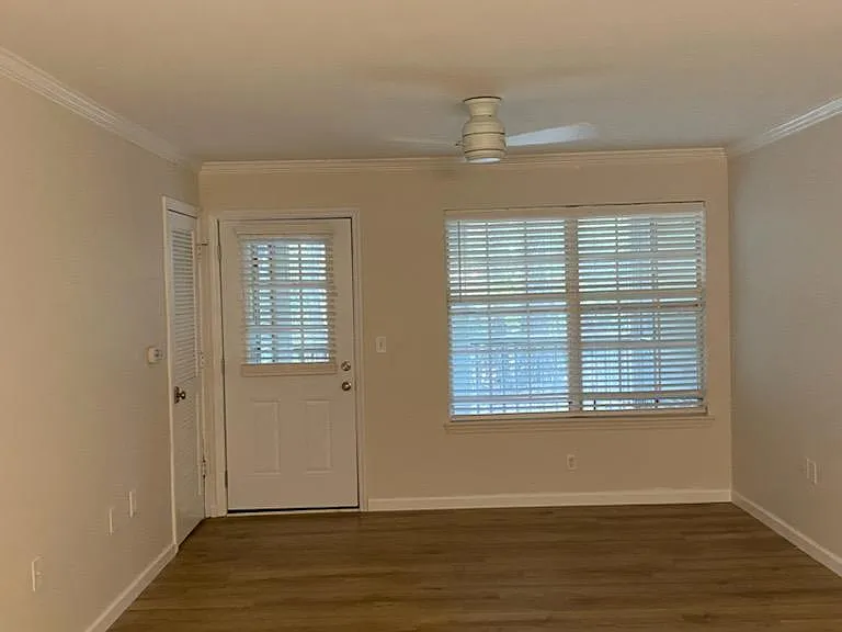 Living Room with Ceiling Fan