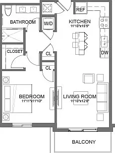 1B1.2 Floor Plan 1B1.2 Floor Plan