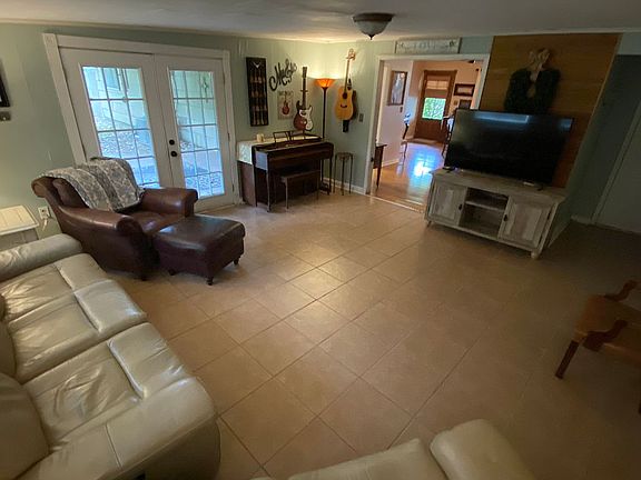 French doors to patio