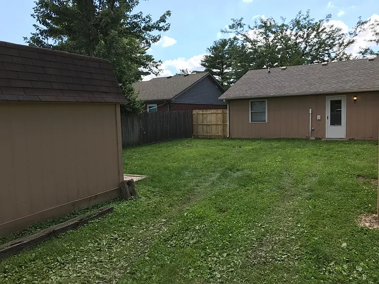 Backyard view