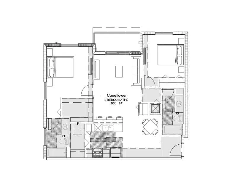 Floor plan Coneflower