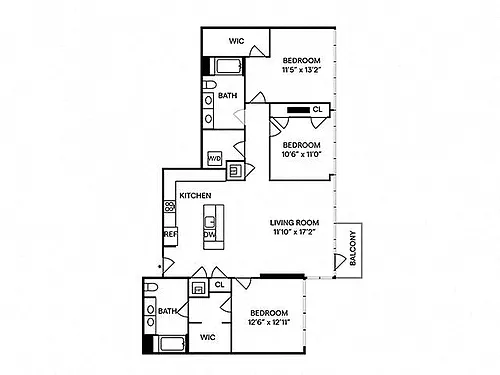 Floor plan C3- Penthouse 732