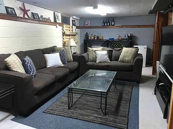 Finished side of basement