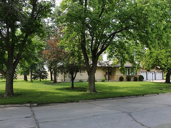 Huge yard with lots of trees