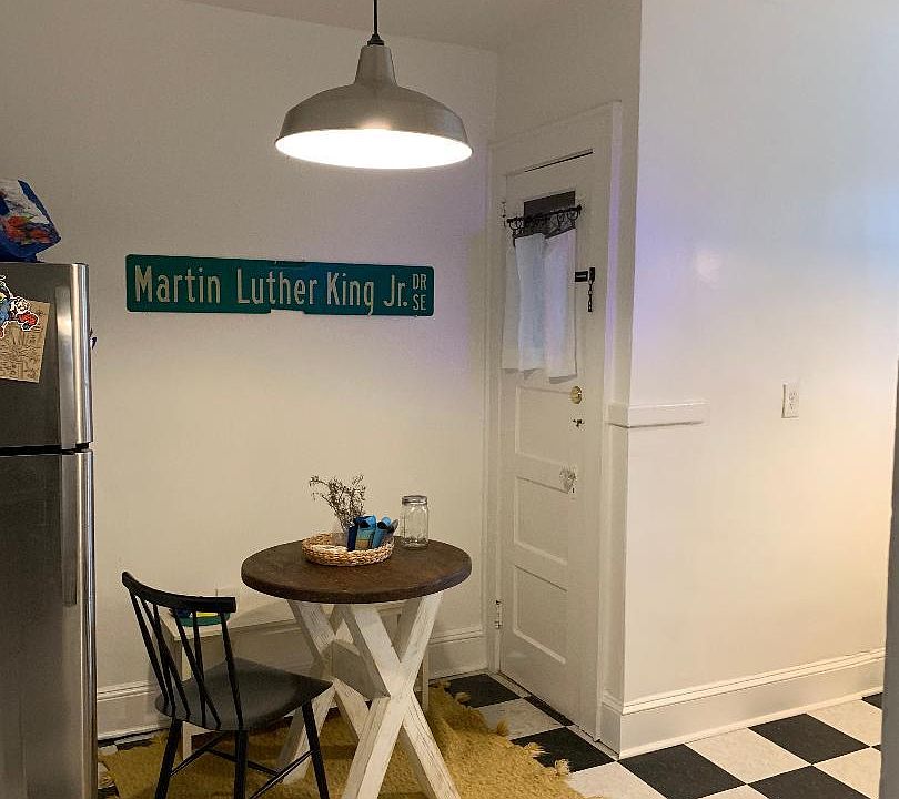 Large kitchen! Great space for a breakfast nook!