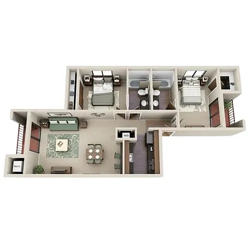 Floor plan B6