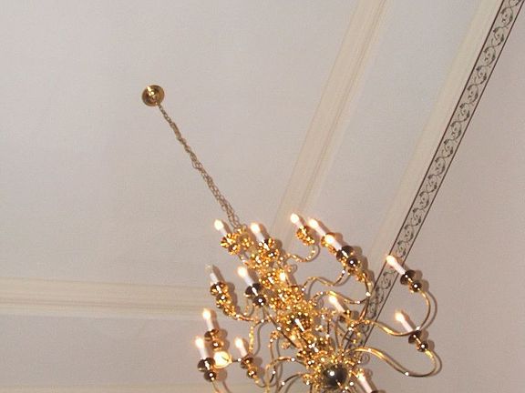 trey 14 foot celing diningroom