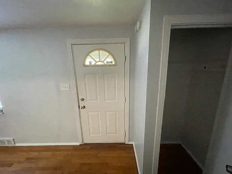 coat closet right next to main entrance