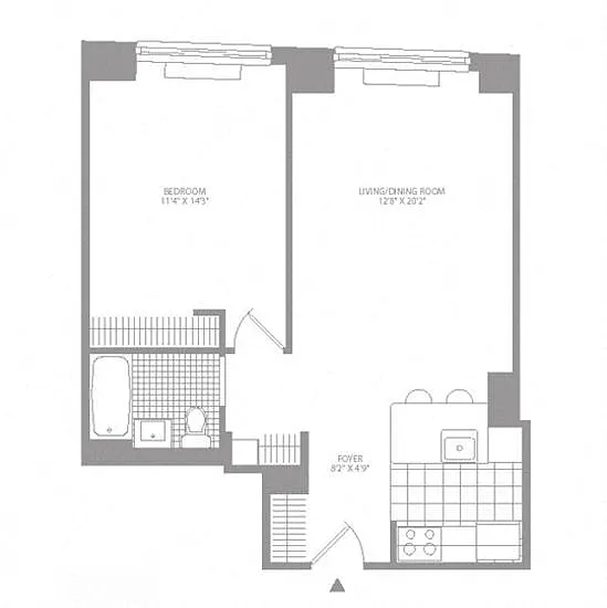 Floor plan 1W Renovation 2
