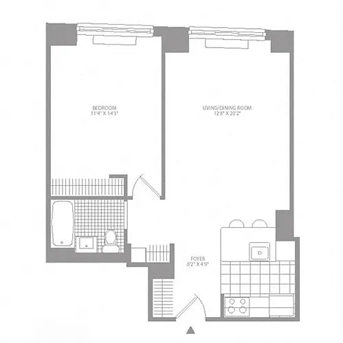 Floor plan 1W Renovation 2