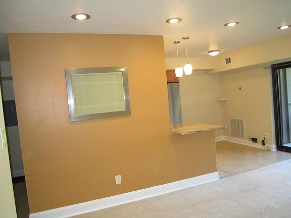 Kitchen wall w/dining area to right