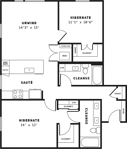 Floor plan B2