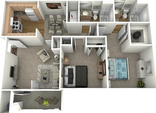 2 Bedroom, 2 Bathroom, Income Restricted 2 Bedroom, 2 Bathroom, Income Restricted