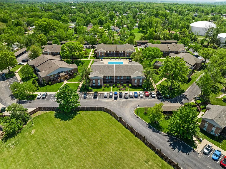 Aerial View of Deerfield Apartments