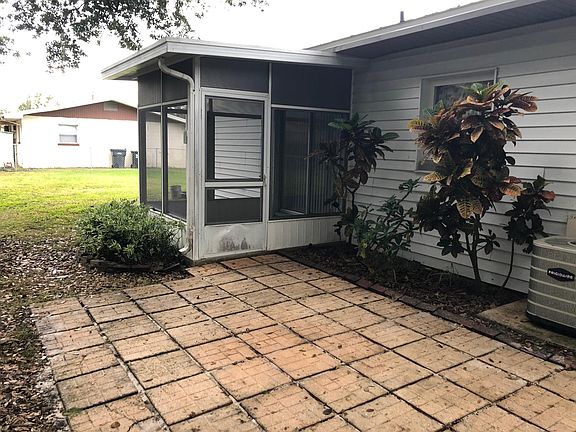 Back Patio showing screen room