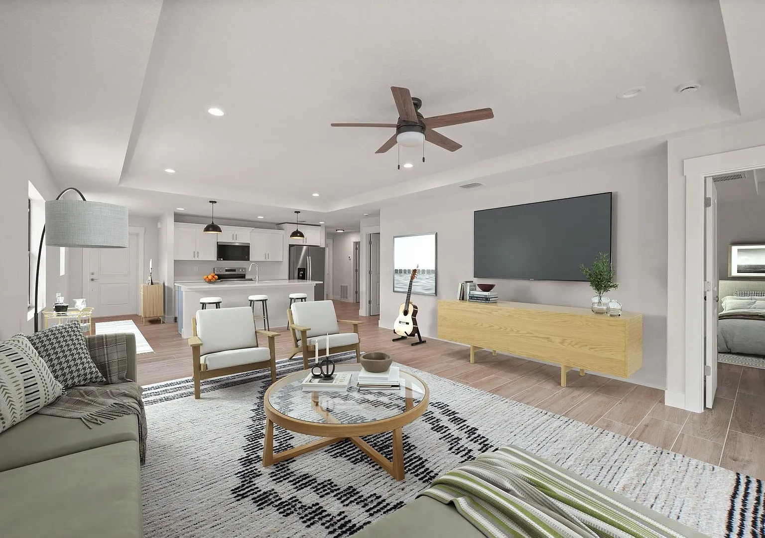 NEW Villa-duplex home with quartz counters, 2-car garage, and a rear patio — Photo 2