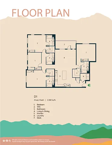 Floor plan D1