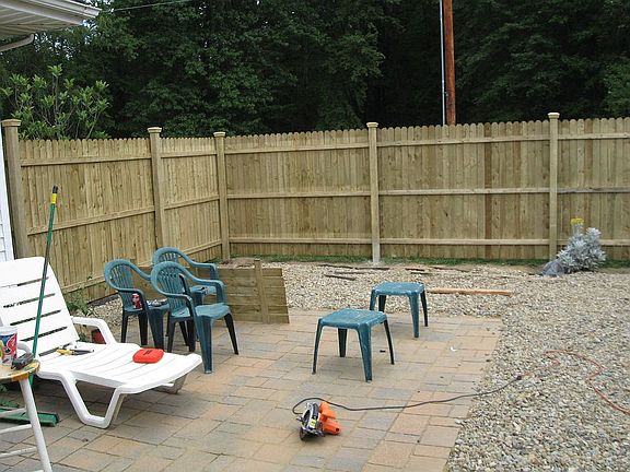 new deck in back 2010