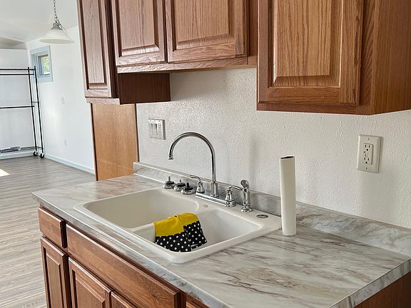 Kitchen sink and cabinets
