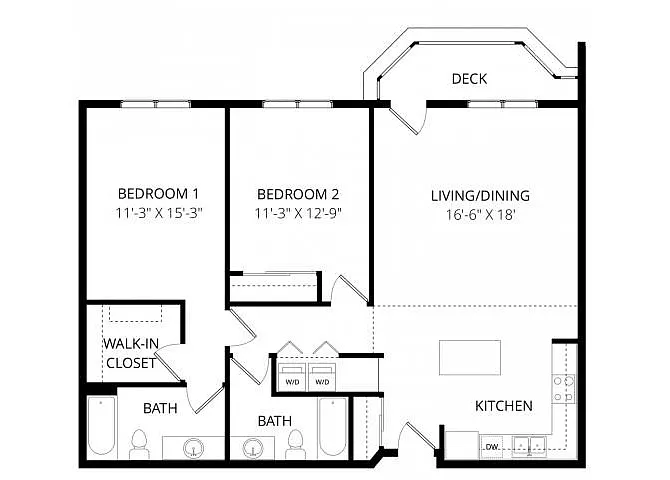 Floor plan Pebble Beach