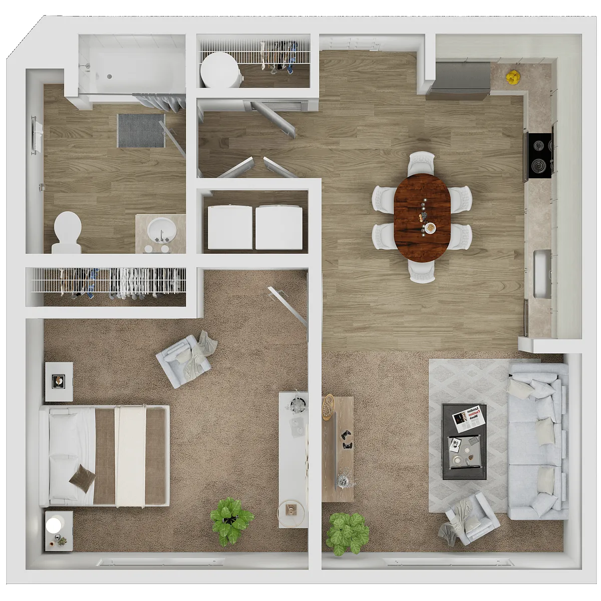 Floor plan Baker
