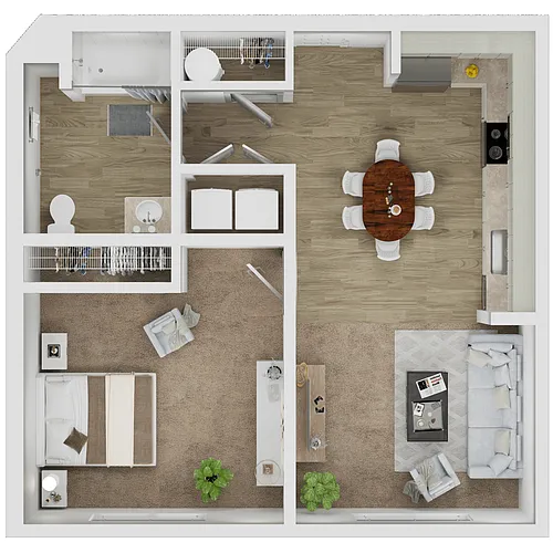 Floor plan Baker