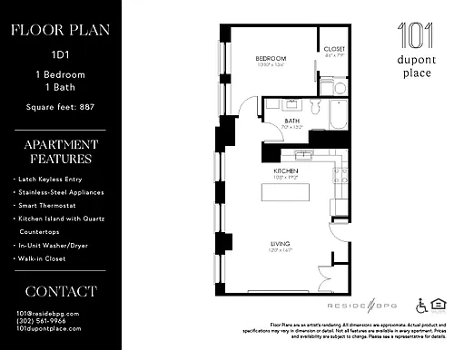 Floor plan 1D1