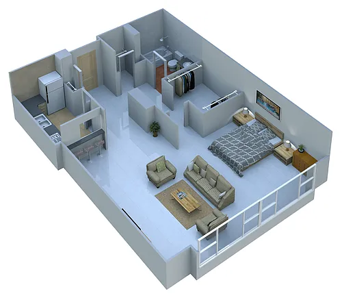 Floor plan Studio