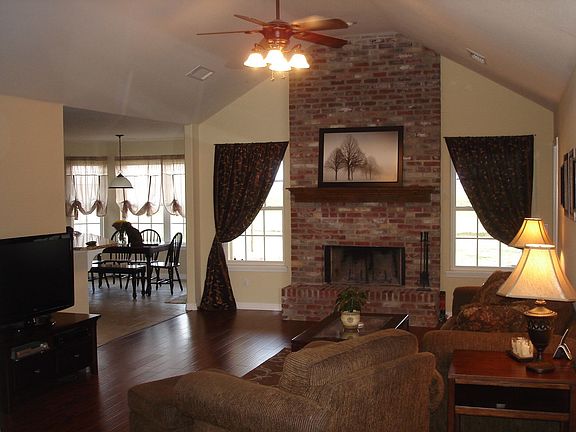 Wood Burning Fireplace