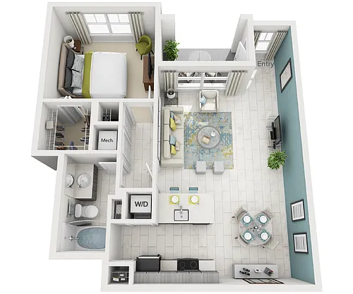 Floor plan A1-812