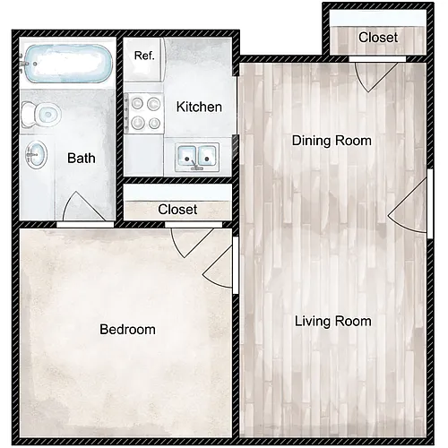 Floor plan Williamsburg