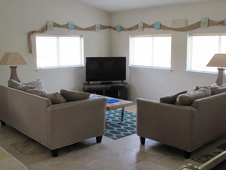 Beach cottage comes equipped with WiFi and Hulu Live TV.
