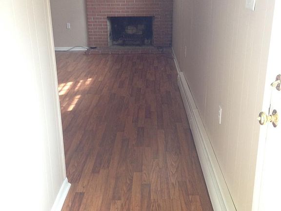 Wood burning fireplace