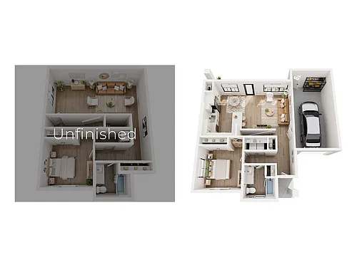 Floor plan Vita (Unfinished Basement)