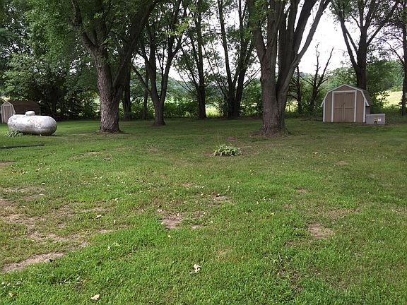 back lawn and yard barn