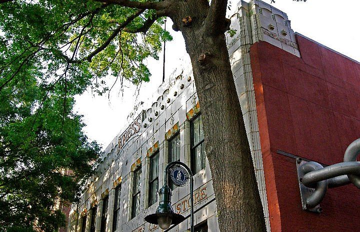 Front of the building