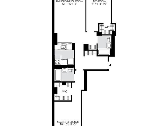 2nd image of 200 W 26th St #405