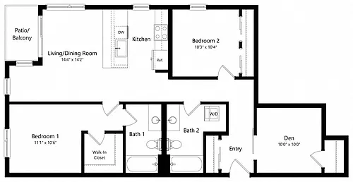 Floor plan BD1
